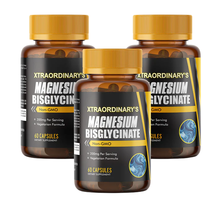 Magnesium Bisglycinate - Mind & Body Support (3 Pack)