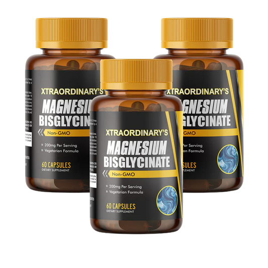 Magnesium Bisglycinate - Mind & Body Support (3 Pack)