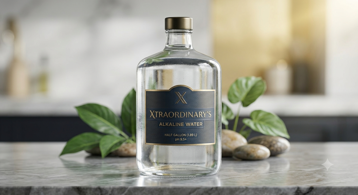 Xtraordinary's Alkaline Water – Half Gallon