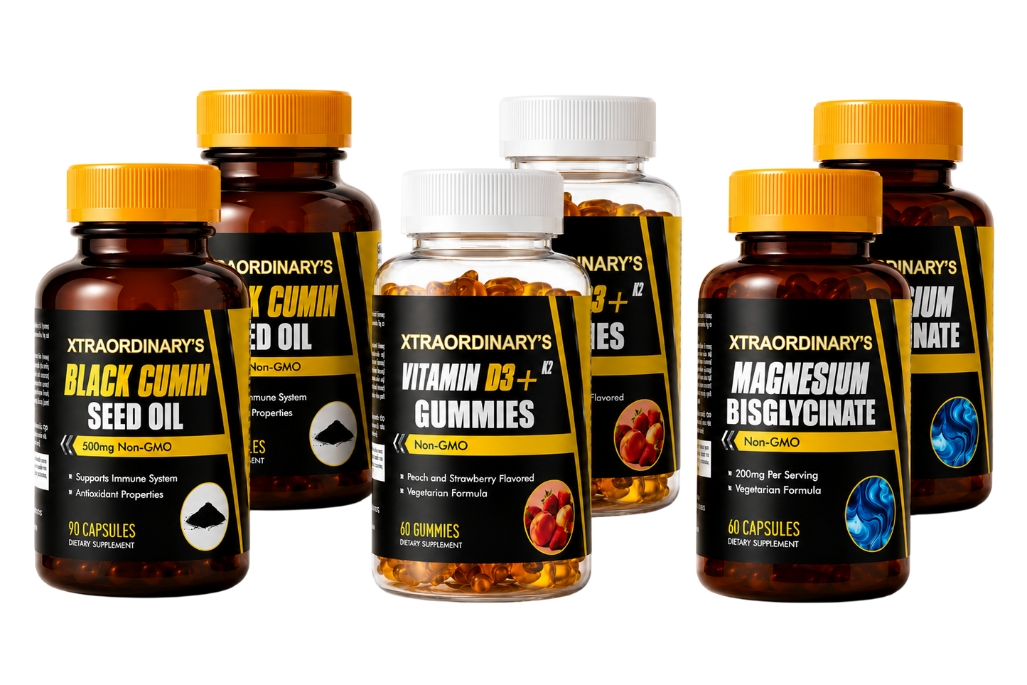 Complete Wellness Bundle – 2 Pack (6 Bottles)