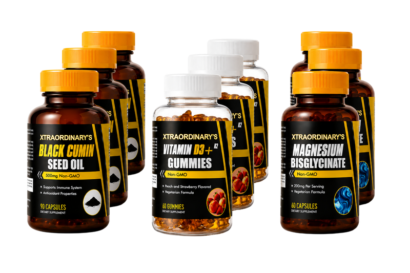 Complete Wellness Bundle – 3 Pack (9 Bottles)