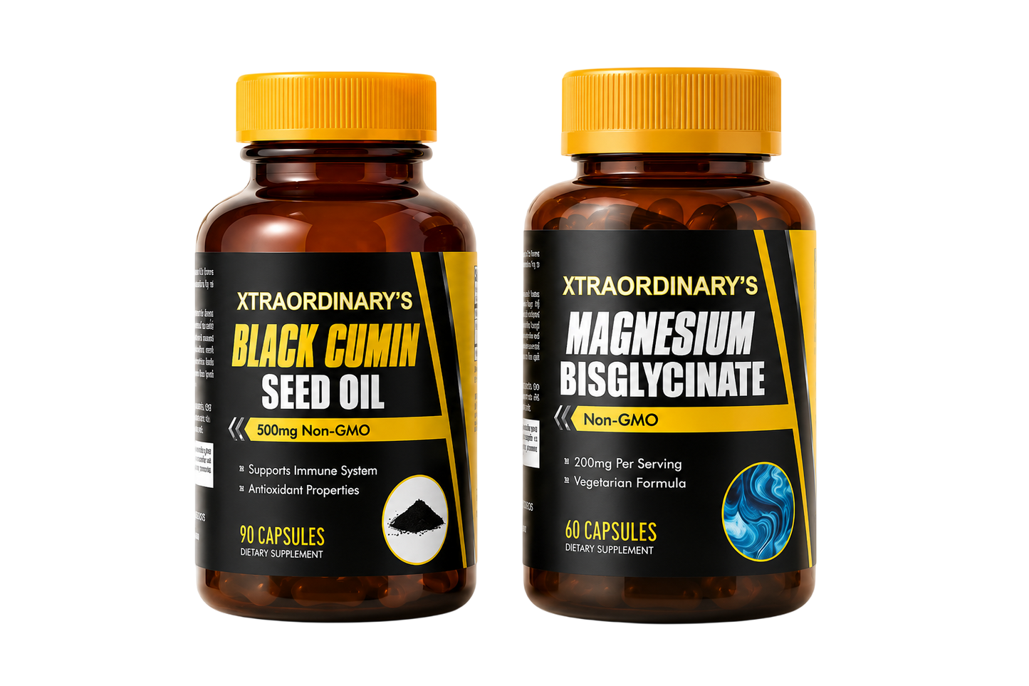 Black Cumin Seed Oil + Magnesium Bisglycinate