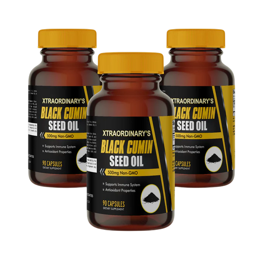 Black Cumin Seed Oil Capsules – Daily Wellness Support (3 Pack)