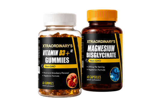 Vitamin D3+K2,  Magnesium Bisglycinate
